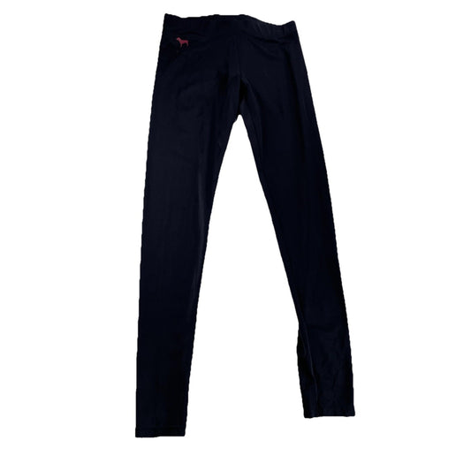Womens Victoria Secret Black Polyester “ATM Aggies”Leggings Size S