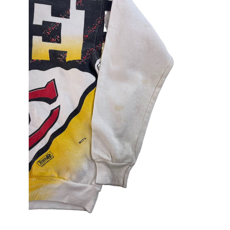 Mens Vintage Pure Magic Kansas City Chiefs Graphic Sweatshirt White Size M