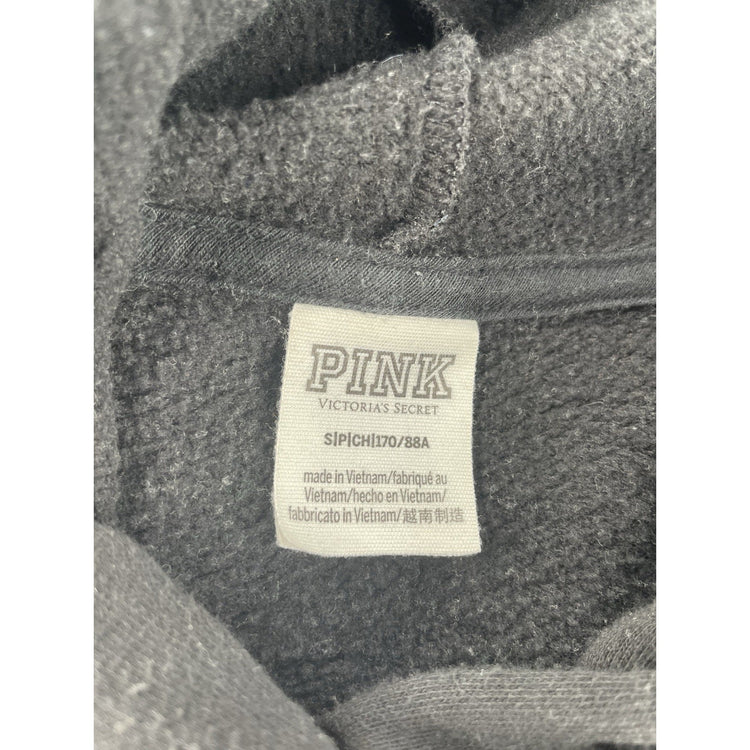 Womens Victoria’s Secret PINK Black ‘LOVEPINK’ Hoodie Size Small