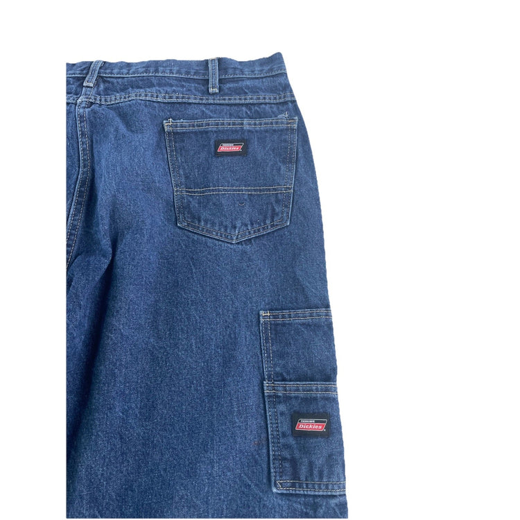 Mens Genuine Dickies Relaxed Denim Carpenter Shorts Size 42