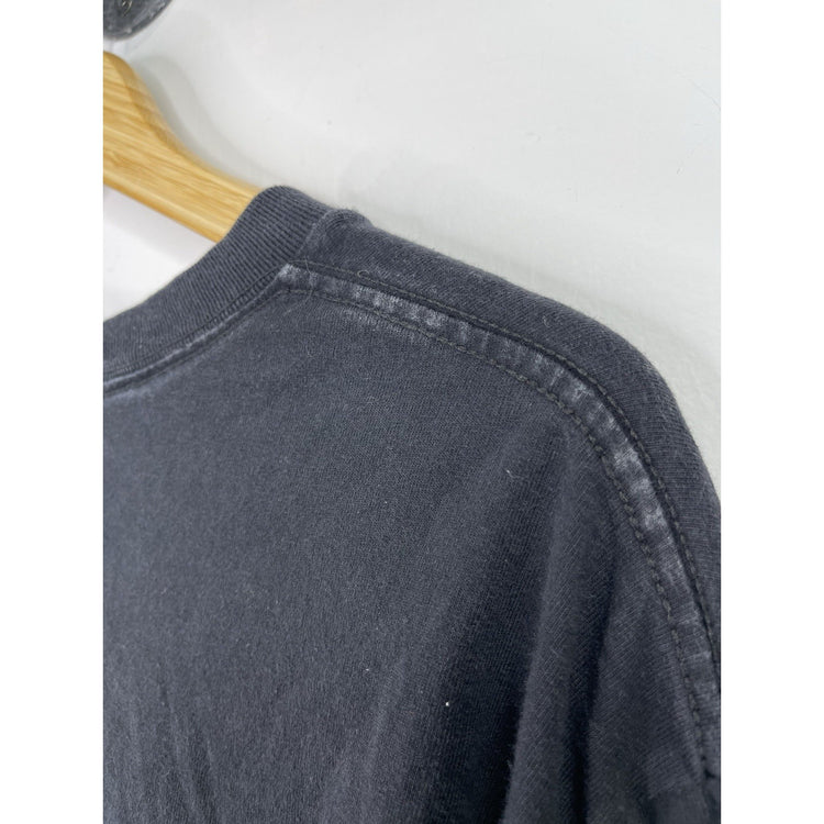 Mens Premium Goods “Houston” Black Long Sleeve T-shirt Size L