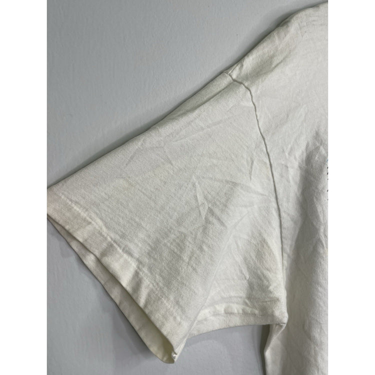 Adult White Vintage 90s Maui Built Hawaii Whale Ocean Nature T-Shirt Sz XL