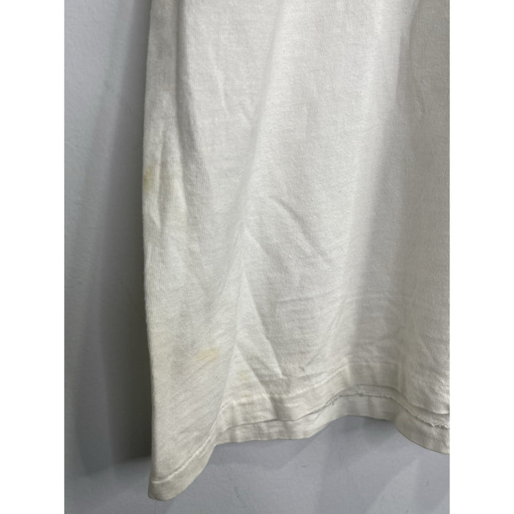 Adult White Vintage 90s Maui Built Hawaii Whale Ocean Nature T-Shirt Sz XL