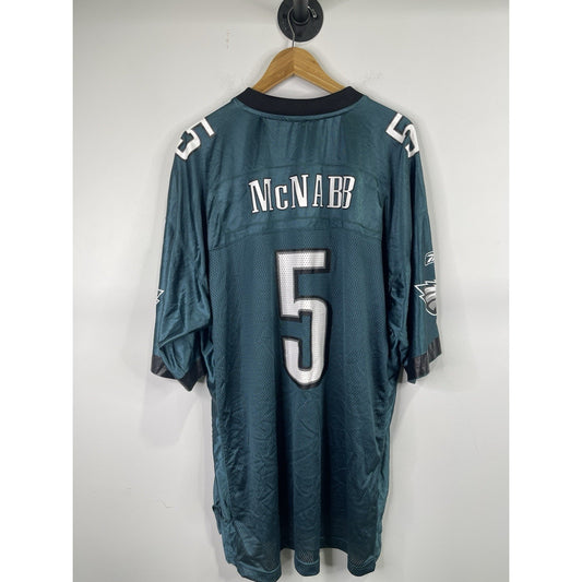 VTG Philadelphia Eagles #5 Donovan McNabb Reebok Green On Field Jersey Men’s 2xL
