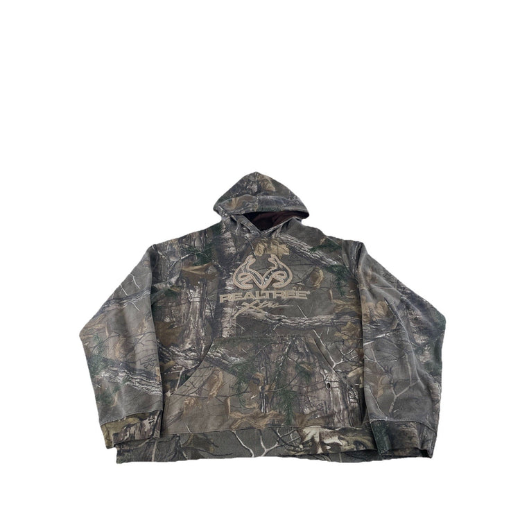 Mens Realtree Camo Embroidered Hoodie Size 3XL