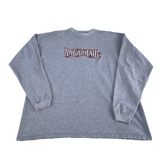Mens Vintage Third Rail Gray Logo Graphic Crewneck Sweatshirt Size L