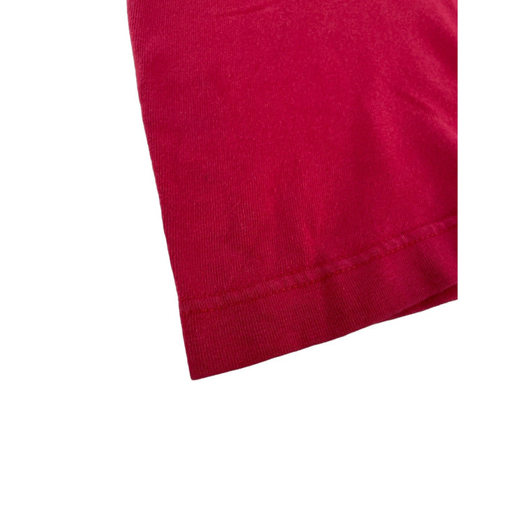 Mens Red Vintage Tommy Hilfiger spellout T Shirt Size M