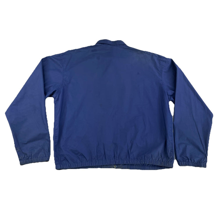 Mens Polo Ralph Lauren Size Medium Navy Blue Harrington Zip Up Jacket