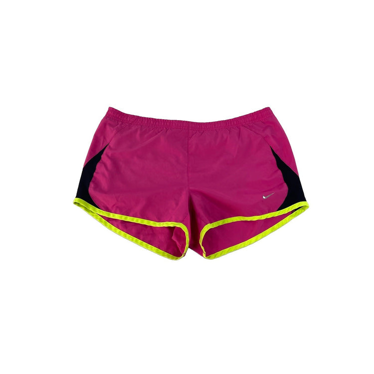 Women's Nike Dri-FIT Pink Athletic Running Shorts, Size M