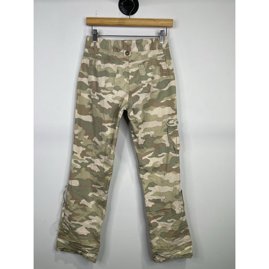 Women’s Y2K So Wear It Declare It Camo Cargo Utility Pants Sz 16 30x28