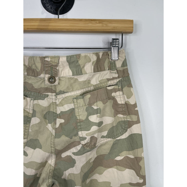 Women’s Y2K So Wear It Declare It Camo Cargo Utility Pants Sz 16 30x28
