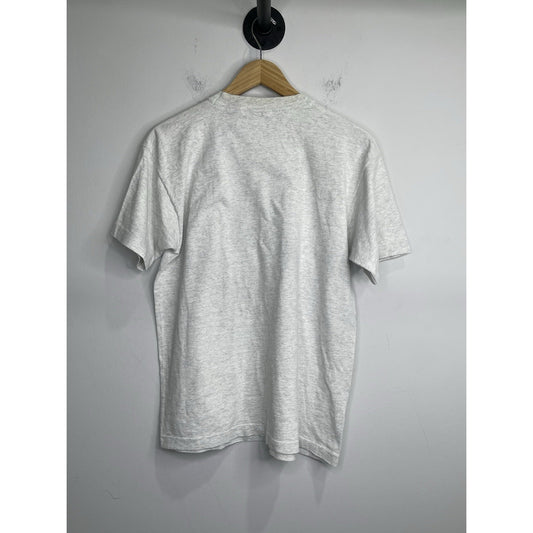 Vintage 1992 Sittin On The Dock Of The Bay Seal Grey T-shirt Size Large