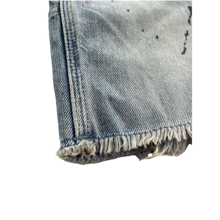 Polo Ralph Lauren ‘Big Boys’ Paint Splatter Denim Shorts Size 28