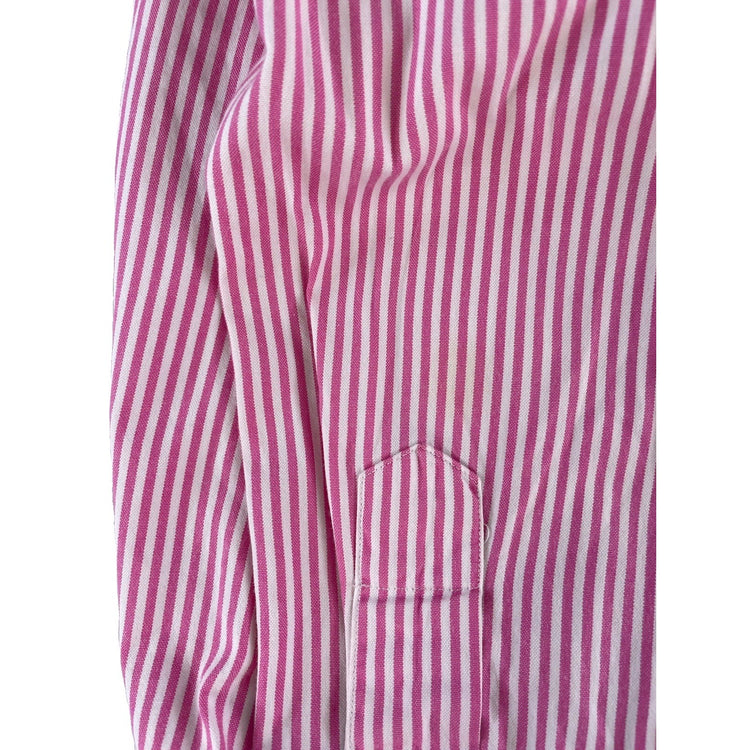 Mens Polo Ralph Lauren Classic Fit Pink & White Striped Button Down size 16