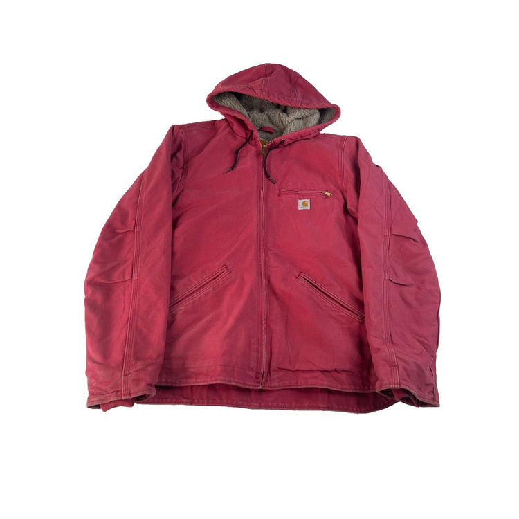 Womens Carhartt Rose Pink Sierra Zip Up Jacket Size Medium