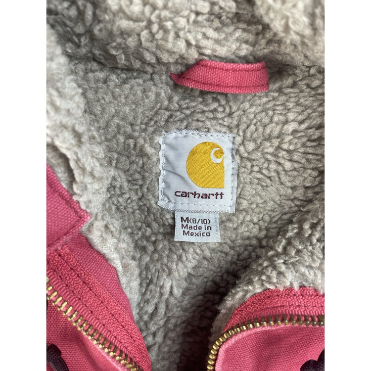 Womens Carhartt Rose Pink Sierra Zip Up Jacket Size Medium