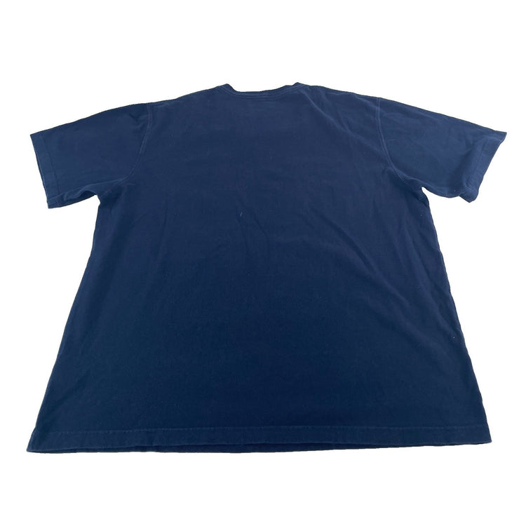 Mens Carhartt Dark Navy Blue Original Fit T Shirt Size XL