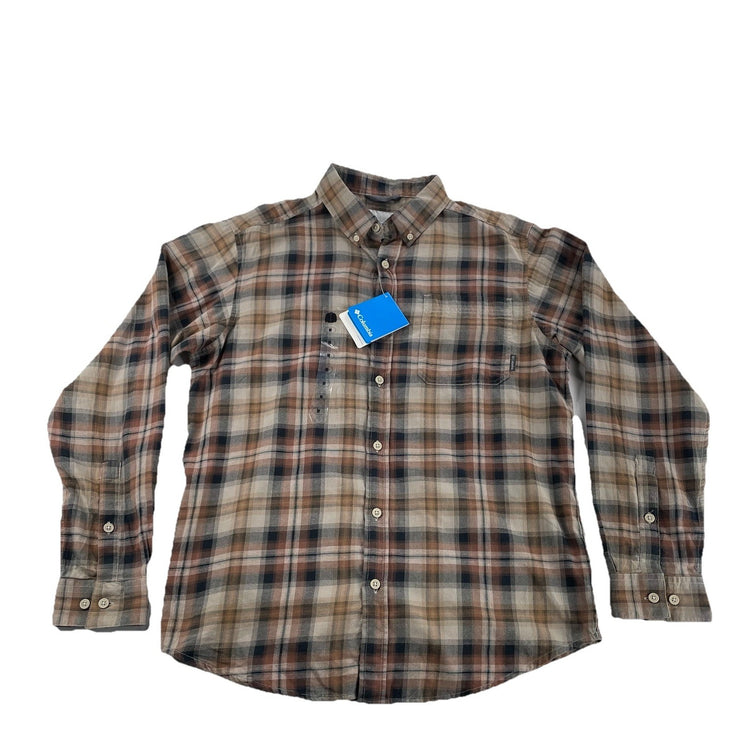Mens Columbia Classic Western Buttondown LongSleeve Shirt Size M