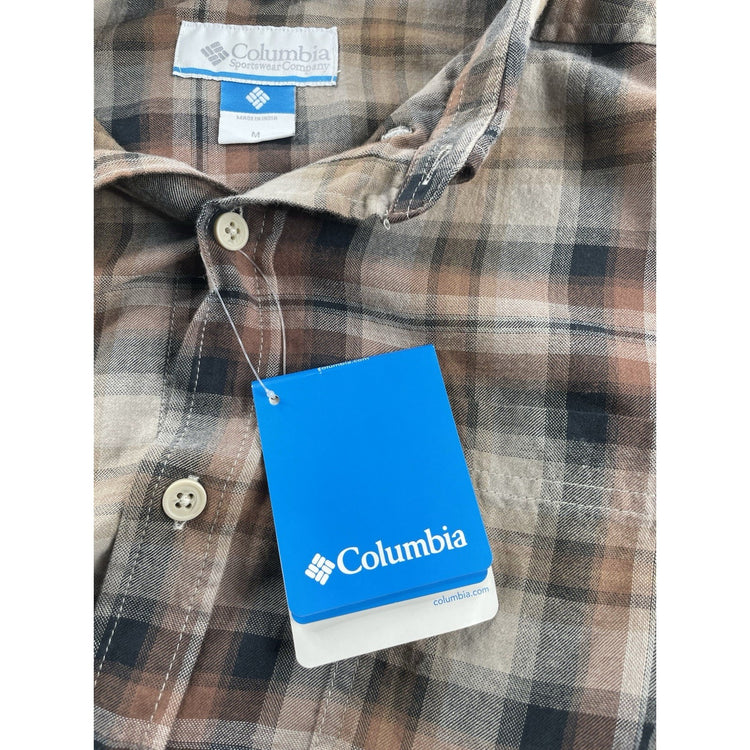Mens Columbia Classic Western Buttondown LongSleeve Shirt Size M