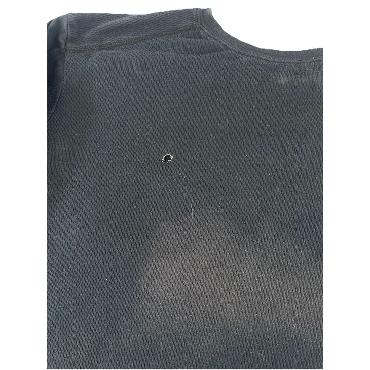 Mens Vintage Harley Davidson Black FlameSleeve Longsleeve Thermal Shirt Size 2XL