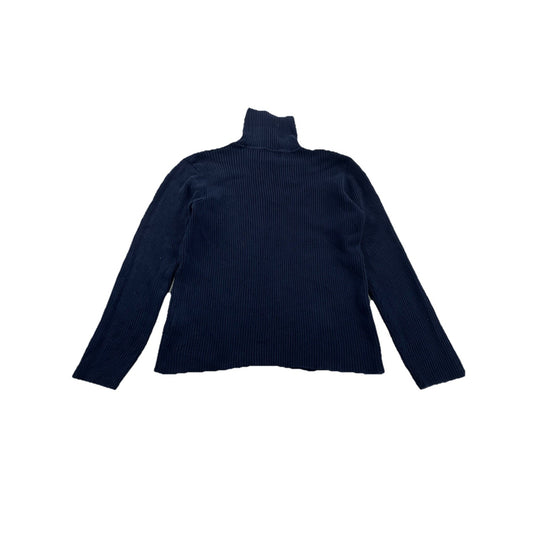 Womens Lauren Ralph Lauren Size Medium Dark Navy Blue Turtle Neck Sweater