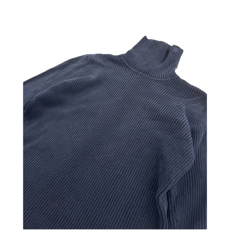 Womens Lauren Ralph Lauren Size Medium Dark Navy Blue Turtle Neck Sweater