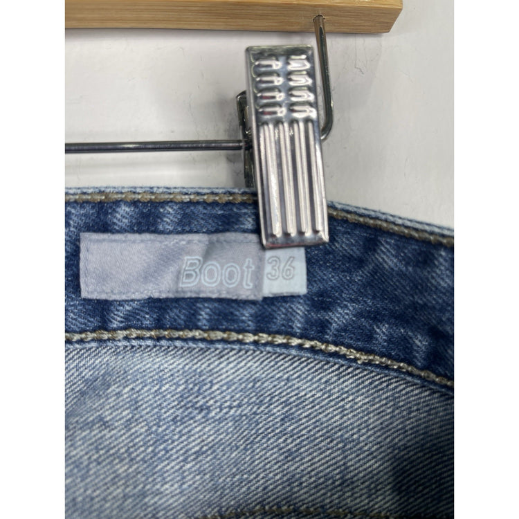 Y2K Levis Silvertab Jeans Mens 36x30 Blue Medium Wash Boot Cut Western