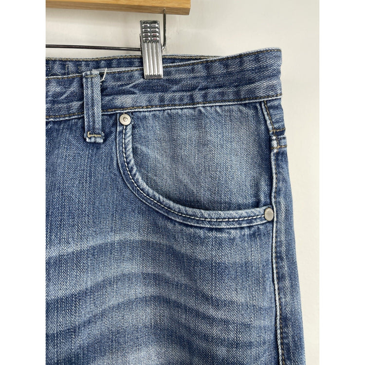 Y2K Levis Silvertab Jeans Mens 36x30 Blue Medium Wash Boot Cut Western