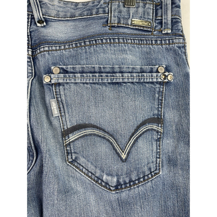 Y2K Levis Silvertab Jeans Mens 36x30 Blue Medium Wash Boot Cut Western