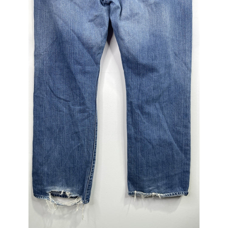 Y2K Levis Silvertab Jeans Mens 36x30 Blue Medium Wash Boot Cut Western