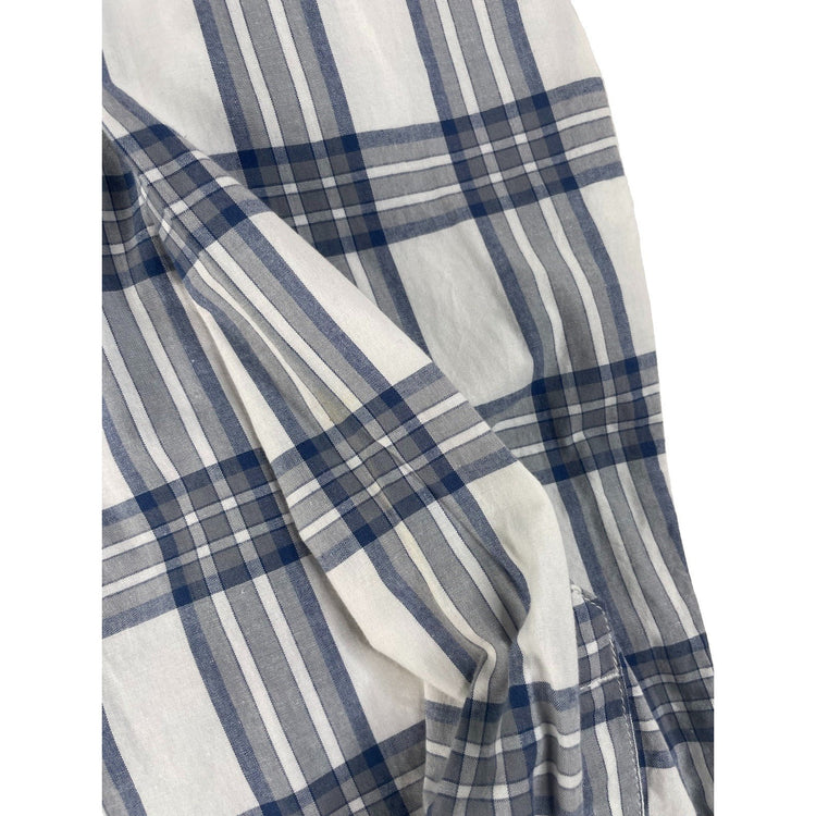 Youth Boys The Children's Place LongSleeve Plaid Button-Up Shirt Size XXL