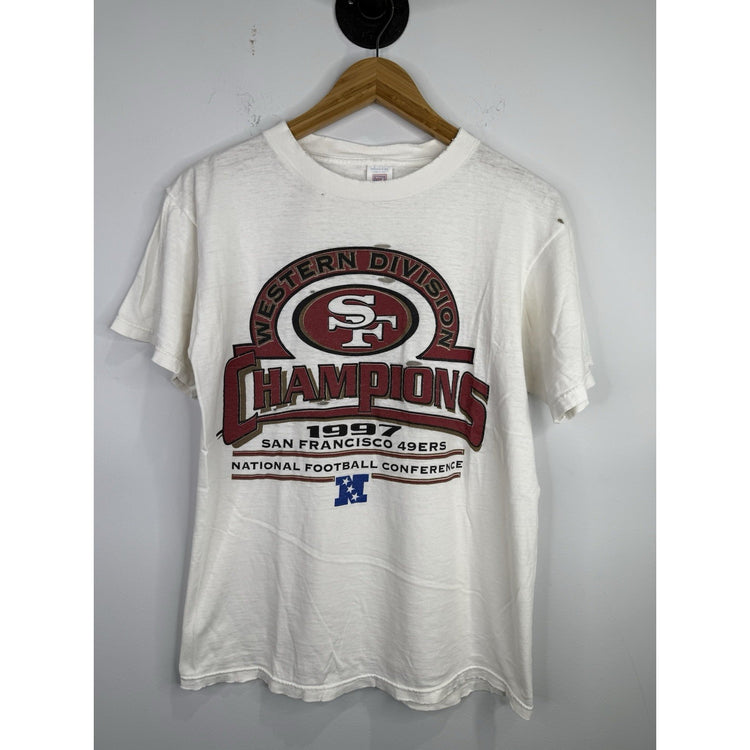 Vintage 1997 San Francisco 49ers Western Division Champions T-shirt Size M