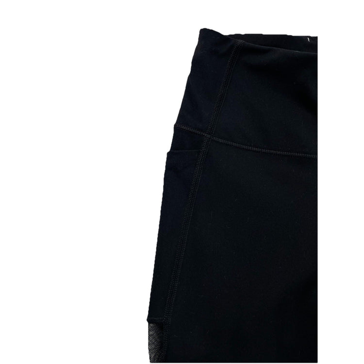 Womens Victoria Secret Black Mesh Panels Leggings Size S/P