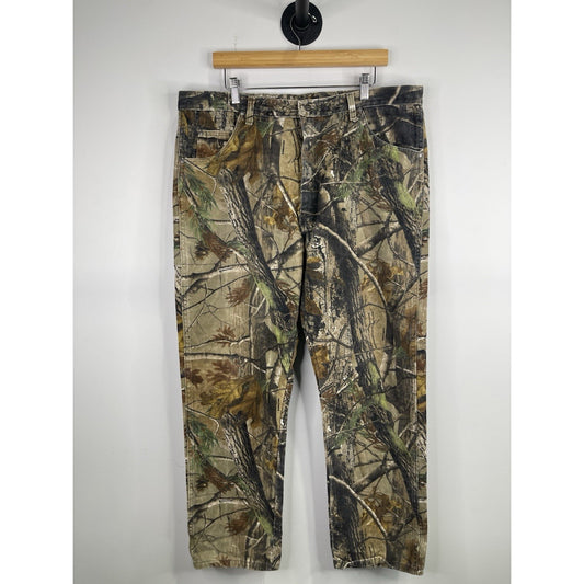 Men’s Wrangler Pro Gear Mens Camo Pants 40x32 Hunting RealTree Woodlands