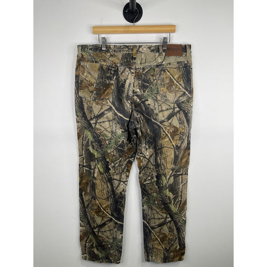 Men’s Wrangler Pro Gear Mens Camo Pants 40x32 Hunting RealTree Woodlands