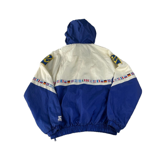 Mens Vintage Starter 1995 Special Olympics World Games Flag Windbreaker SIZE M
