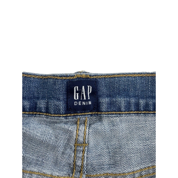Womens Gap Blue Denim Bermuda Shorts Size 30