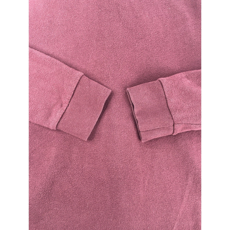 Womens PINK Victoria Secret Maroon Zip Up Jacket Size M