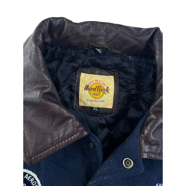 Mens Vintage Hard Rock Cafe Key West Bomber Jacket Size XL