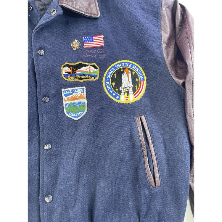 Mens Vintage Hard Rock Cafe Key West Bomber Jacket Size XL