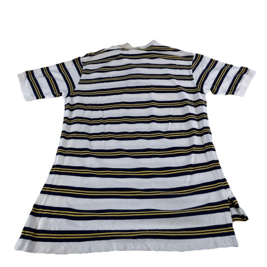 Mens Vintage Polo Ralph Lauren Multicolor Horizontal Striped Polo-T Size L