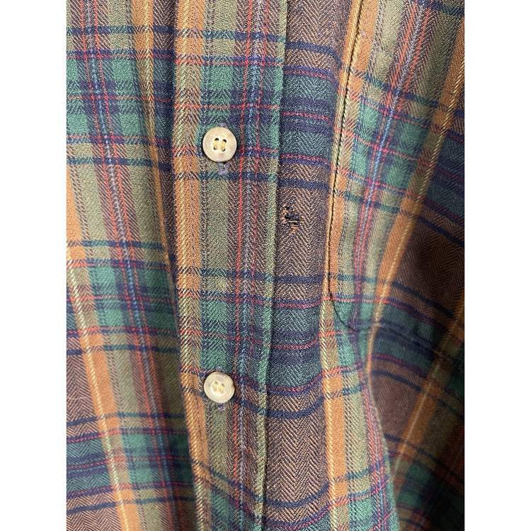 Men’s Pendleton Plaid Shirt Board Work Rancher Flannel Western Preppy Sz L