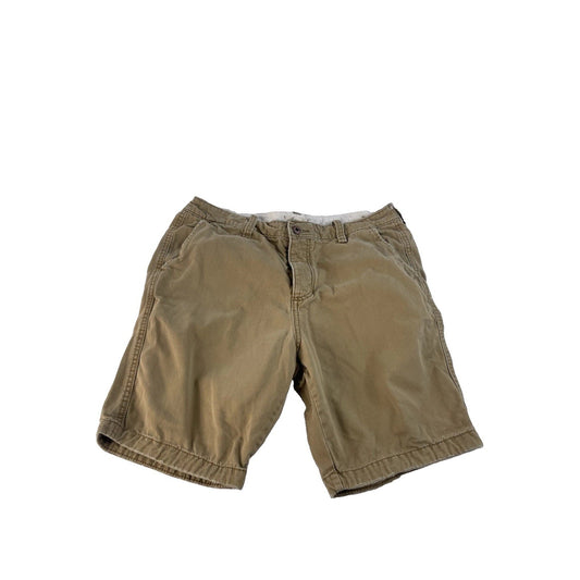Mens Hollister Khaki Chino Shorts Size 34