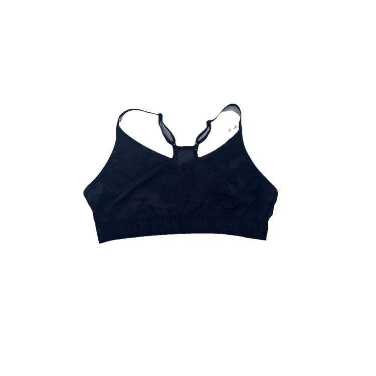 Womens Victoria Secret Black Camo Sports Bra Size L