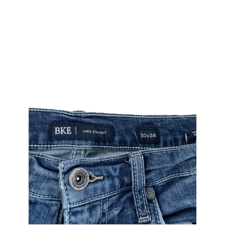 Mens BKE | Jake Straight Blue Jeans Size 32x34
