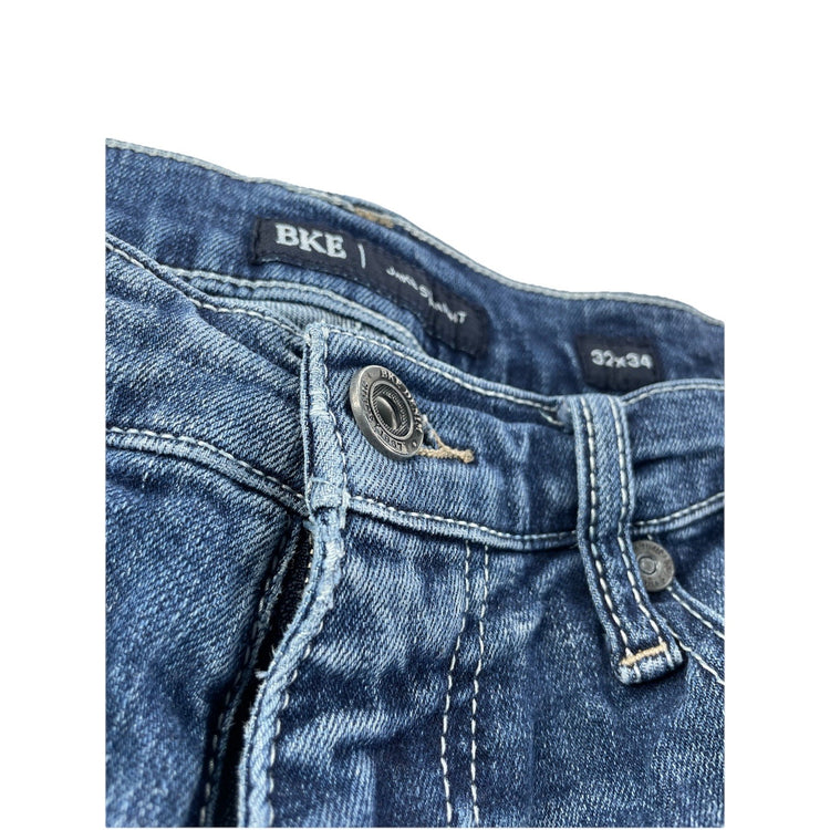 Mens BKE | Jake Straight Blue Jeans Size 32x34