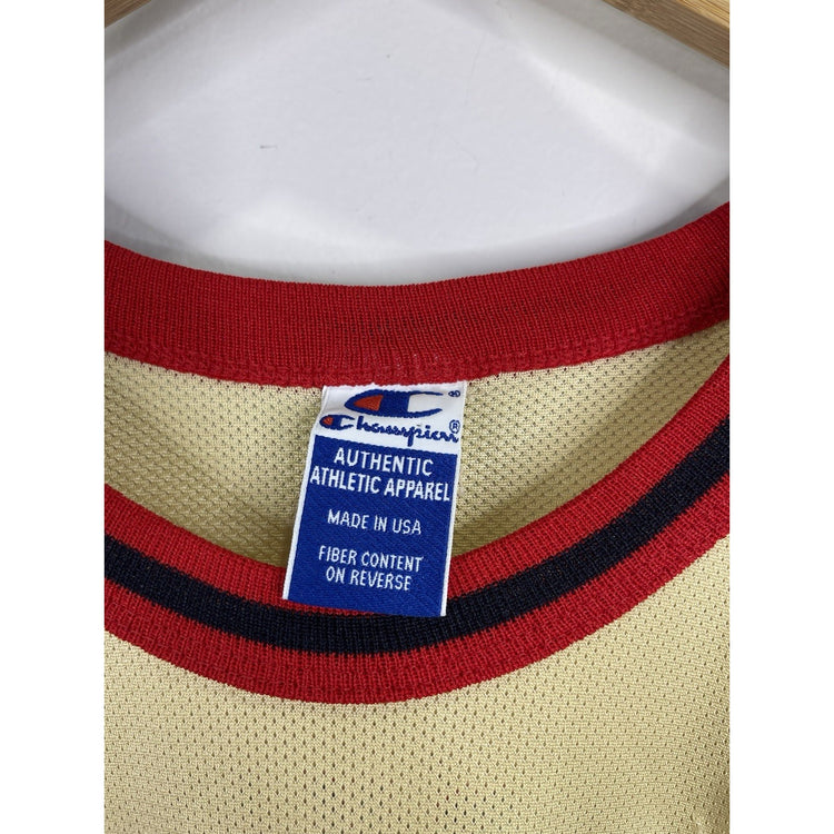 Men’s #4 Charles Barkley Houston Rockets Gold Jersey Champion Tag Sz XL 18-20