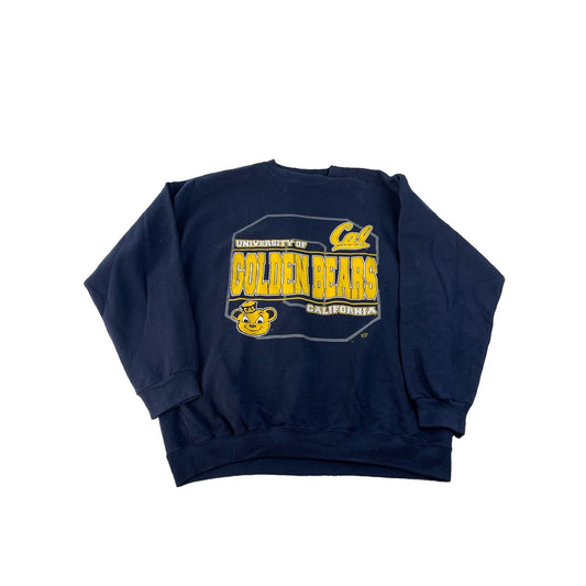 Mens Vintage 20/20 Sport Uni of California Golden Bears Cal Sweatshirt Size Xl