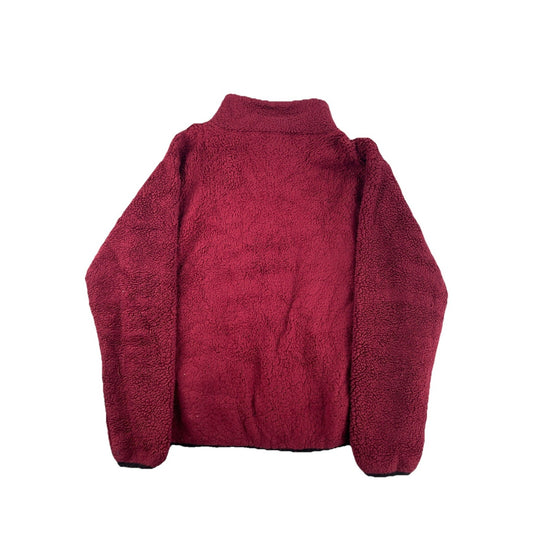 Women’s PINK Victoria Secret Maroon Wool Zip Up Sweater Size L