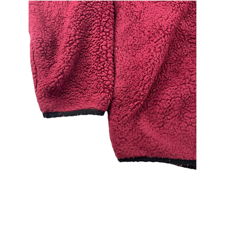 Women’s PINK Victoria Secret Maroon Wool Zip Up Sweater Size L